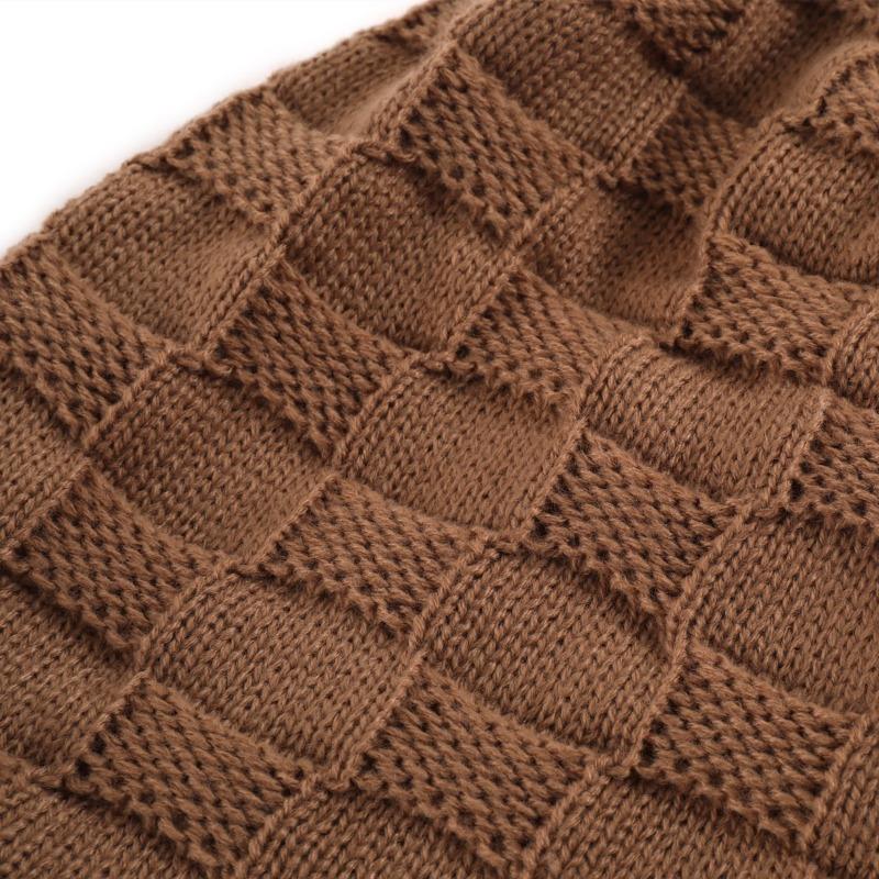 New Cool Winter Warm Thick Women's Hat Beanies Cap Lady Soft Comfortable Trendy Knitted Cap Hat For Women