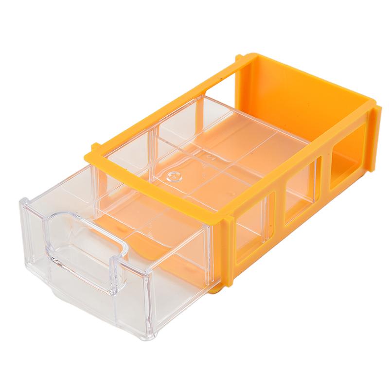 Úložný box Stohovatelný plastový úložný box na díly hardwaru, úložné boxy na komponenty, šrouby, nářadí, organizér, kombinovaná skříňka, zásuvka, box