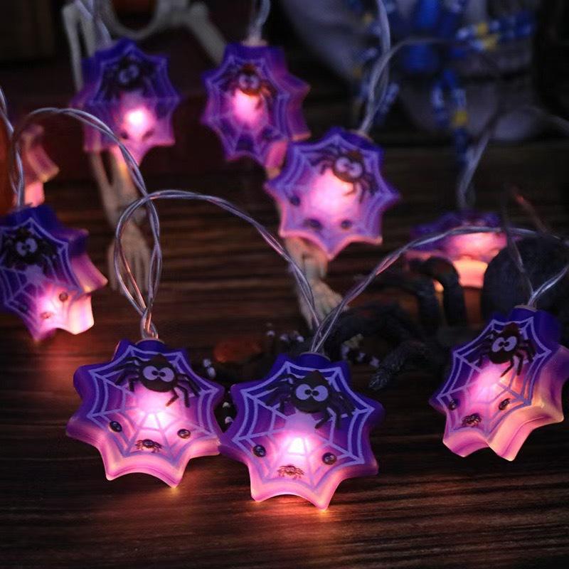 2025 Waterproof Outdoor LED Halloween String Lights for Courtyard Decoration and Atmosphere.