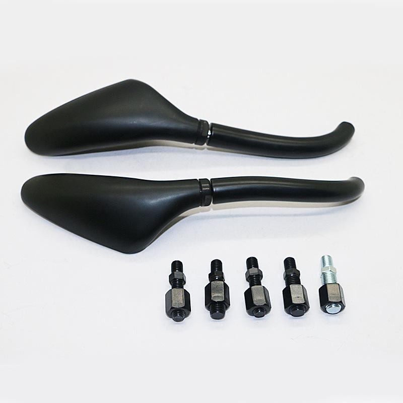 

Мотоциклетное зеркало заднего вида Зеркала боковые каплевидной формы для Yamaha YZF R1 R6 XSR900 чёрный