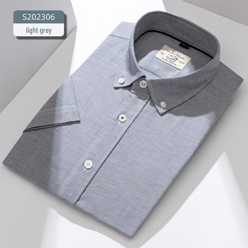 

Мужская рубашка из хлопка Оксфорд с длинным рукавом, обработанная ферментной стиркой Size 43