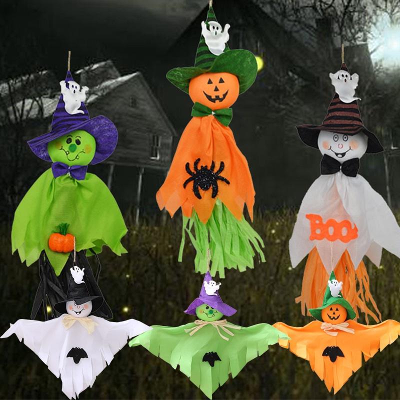 Colorful Halloween Pumpkin Hanging Decor Wall Ornaments For Party Props