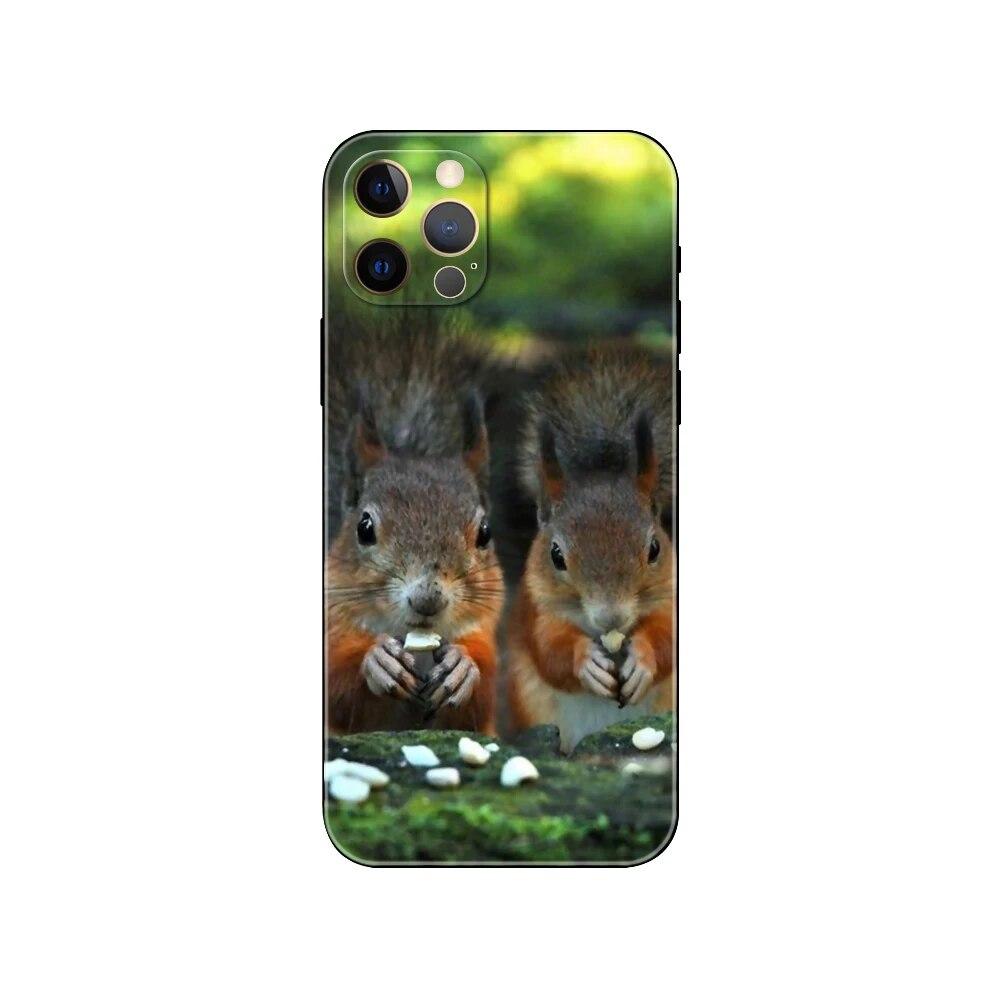 Pouzdro na telefon Squirrel pro iPhone Samsung Galaxy Redmi Xiaomi Oppo OnePlus Note SA 7 8 9 10 11 12 13 14 20 21 22 23 53 54 Pro Max Plus Ultra TPU Soft