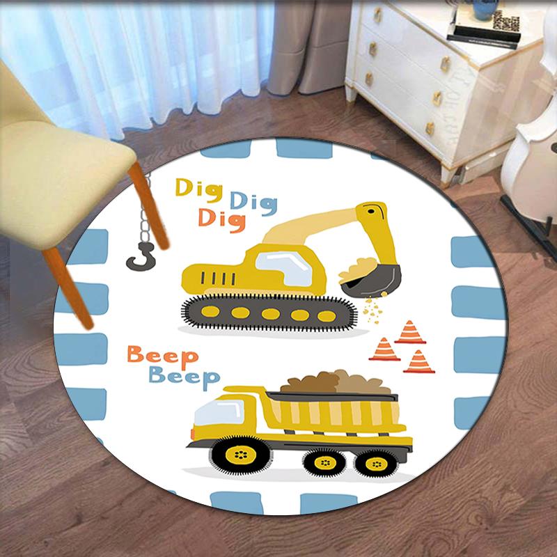 שטיח עגול מודפס של מחפרון, שטיח כיסא, שטיח אזור, שטיחי כניסה, למשרד, לכיסא משרדי, לסלון, לחדר שינה, למטבח.