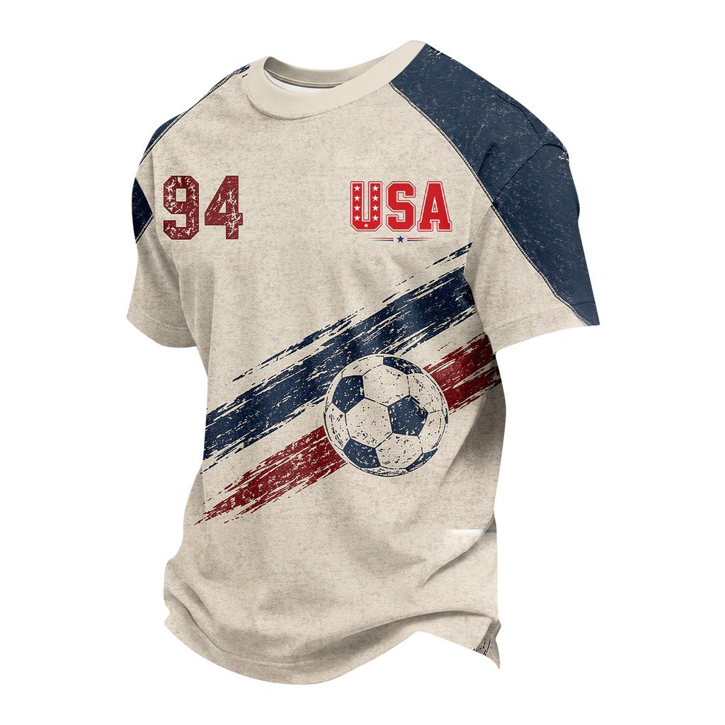 Men's Printed Casual Sports Top for Everyday Wear