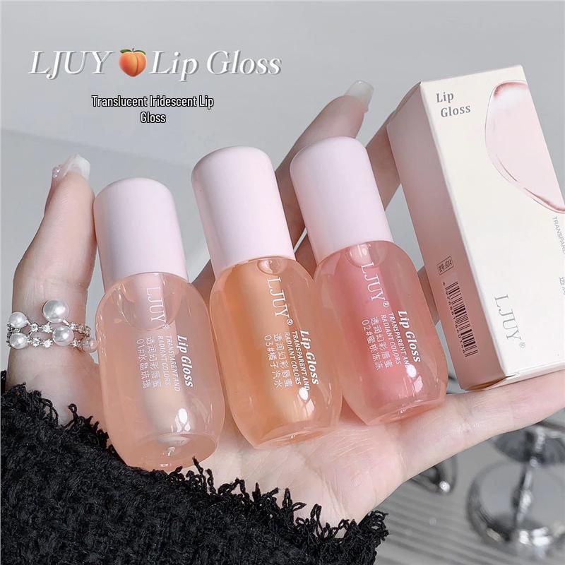 

LJUY Lip Oil: Transparent, moisturizing gloss that smoothens lip lines. Ideal lip care for students in autumn and winter, suitable for everyone. Standard