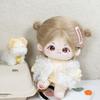 Cotton Plush Female Doll - 20cm with Replaceable Clothes, Ideal Gift for Girls, Couples, & Best Friends