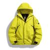 Men's Autumn and Winter Hooded Work Clothes Cotton Clothing Outdoor Mountaineering Jacket Thin Thickened Cotton Clothing Women