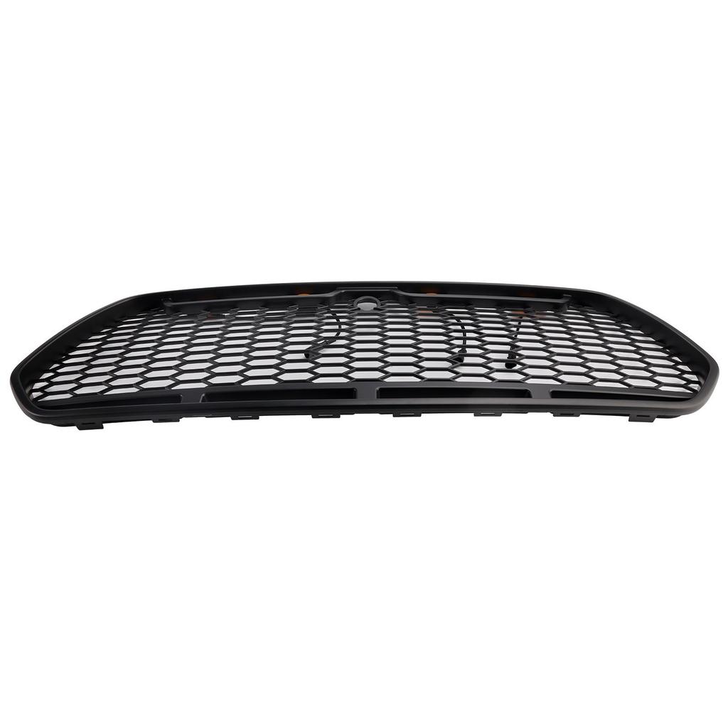 Matt Black Front Bumper Grill Grille Fit Ford Transit MK8 2015-2018 Raptor w/LED