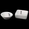 1:12 Dollhouse Miniature Bathroom Sink Ceramic Wash Basin Model Accessories Toys