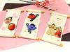 Chirimen Crafts Japanese Mini Hanging Scroll No Shell Dolls [Washi Interior] "Shun Tsuzuri"