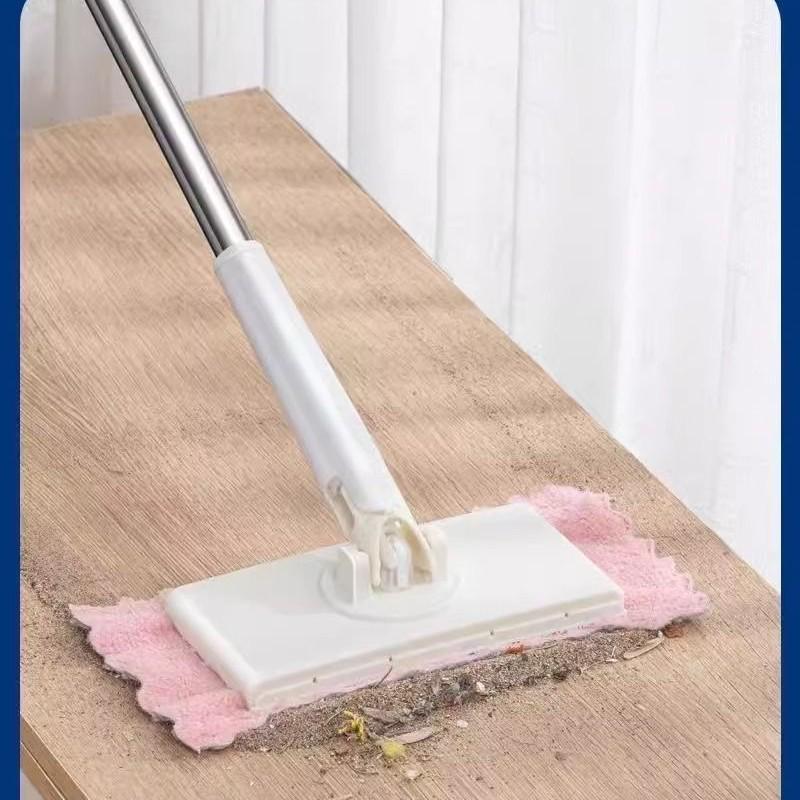 Automatic Wall and Floor Cleaning Cloth: Clip-On Face Wash, No-Hand Wash Mop, Wet Wipe