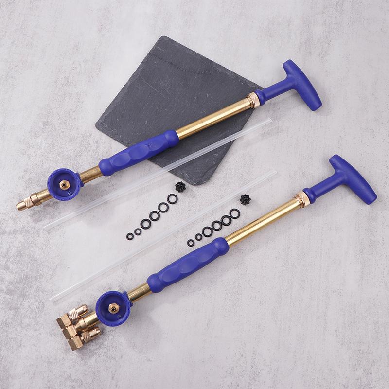 Reciprocating Spray Single/Double Head Hand-Held Push-Pull Copper Pump Spray Household Manual Spray Metal Rod Micro Spray Spray