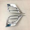 Auto Front fog lights ABS Chrome stickers For Ni+ssan Kicks car styling accessories