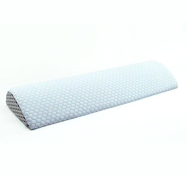 Kissen Bett Keilkissen zum Schlafen Memory-Schaum Lendenkissen Kissen mit atmungsaktivem Bezug Rückenstütze Taillenpolster