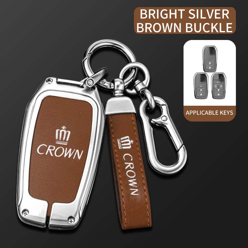 Car Key Case Fob Cover Shell Auto Accessories For Toyota CHR Hilux Fortuner Land Cruiser 200 Camry Corolla Crown RAV4 Highland