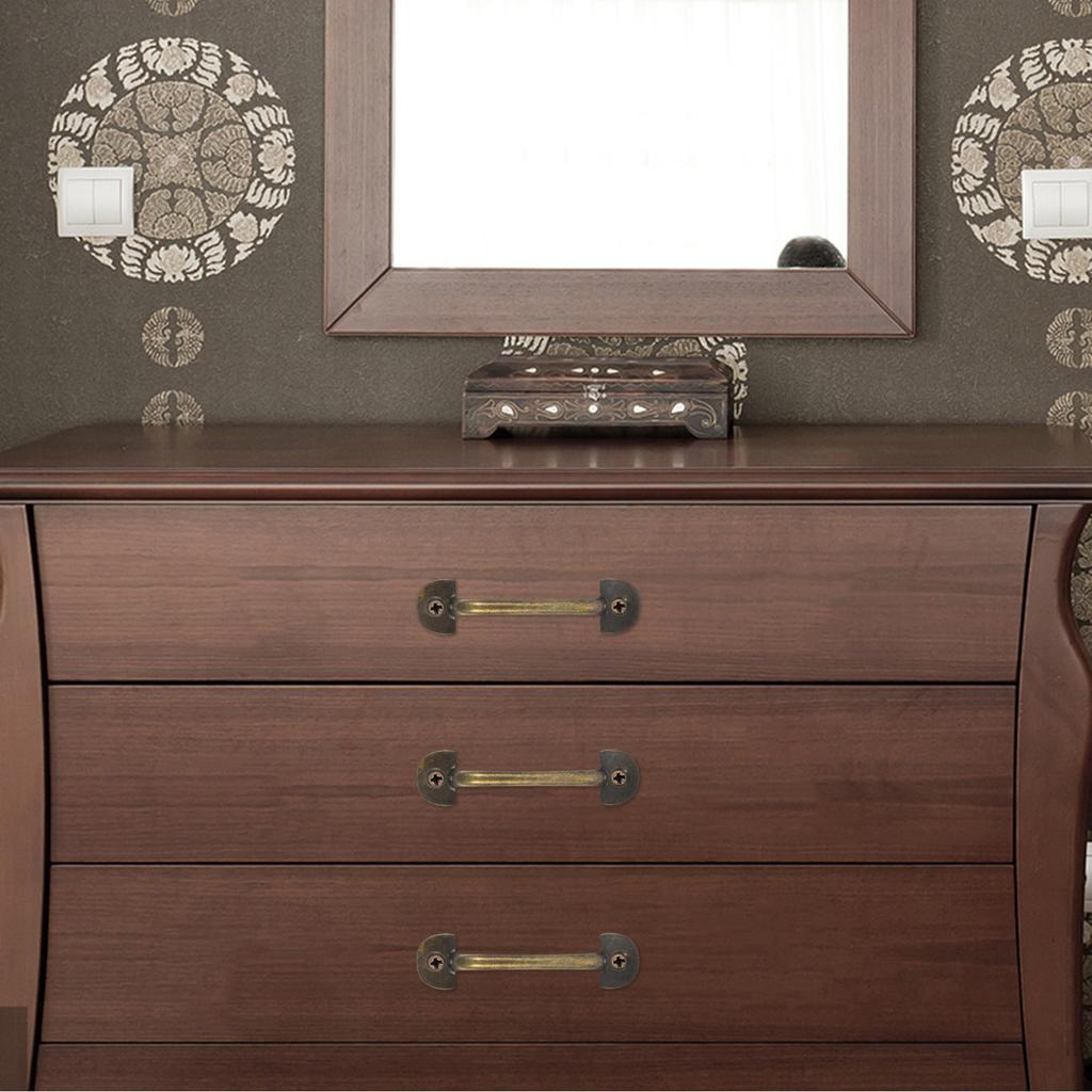 20Pcs Cabinet Pull Handle Zinc Alloy Drawer Knob Set Stylish Replacement for Old Door Furniture in Living Room Dorm