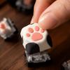 Cat Paw Stress Relief Clicker 4/9 Keys Fidget Keychain Relaxing Calming Keychain Keys  Bag Charms
