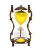 "7'' Antique Vintage Brass Hourglass – Maritime Sand Timer with Yellow Sand – Nautical Home Decor Shelf Clock"