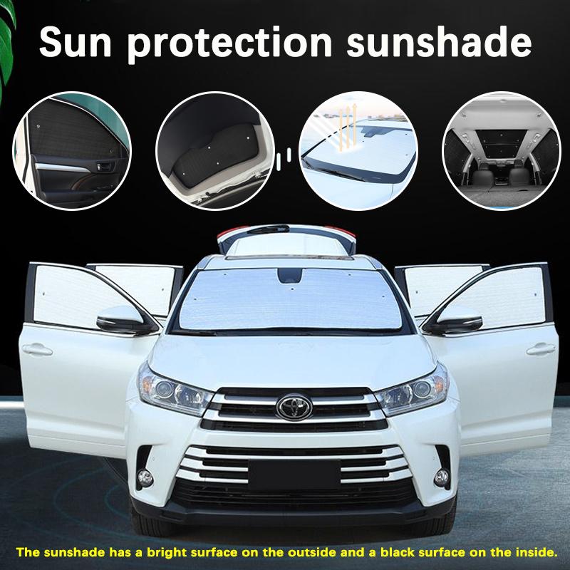 Full Coverage Sunshades For Volkswagen VW Golf 7 Mk7 2013 2014 2015 2016~2021 Car Sunscreen Privacy Blocks Anti-UV AccessoriesWindshield Sunshades 1