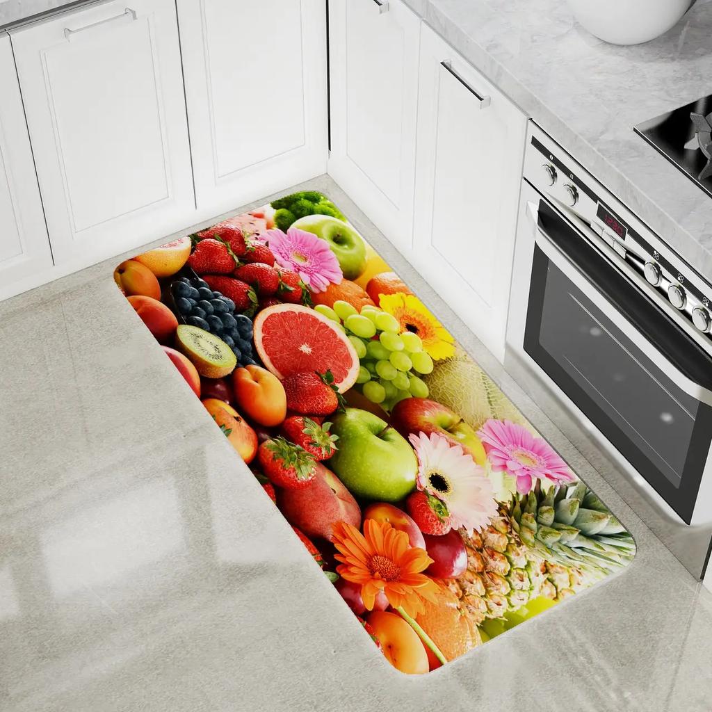 Long kitchen carpet home entrance door mat bedroom living room decoration bedside carpet corridor balcony bathroom non-slip mat
