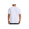 Under Armour Eddy Basketball Crew Neck Regular Fit Sports T-Shirt Men Tops White 1357000-100