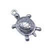 Turtle Charms Antique Bronze Silver Pendants For Animal Themed Jewelry Making