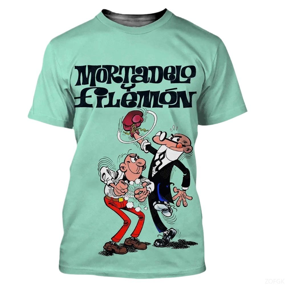 3D Summer Fashion Trend Anime Loose Casual Printed Short Sleeved Personalized Comfortable Round Neck T-shirt