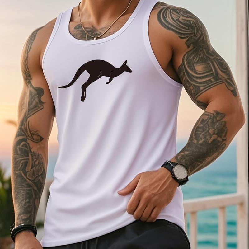 

Flexible & Moisture-Wicking, Men s Athletic Tank Top, Ideal for Basketball XXL белый
