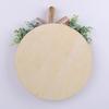 Vibranting Hand Carveds Pumpkins with Bowknot Designs Sturdy Wood Decoration for Seasonal Window and Door Display