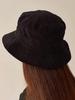 Thick Corduroy Wide Brim Warm Bucket Hat For Adults