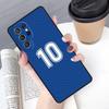 Number 10 Football phone case Cover For Samsung Galaxy S24 S25 Ultra S21 S22 Ultra S10E Note 10 Plus Note 20 FE S23