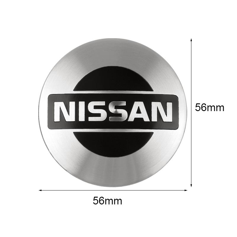 4PCS 56/60mm Car Wheel Center Hub Caps Tire Rim Covers Car Accessories For Nissan Nismo X-Trail Qashqai Altima Note Serena GTR