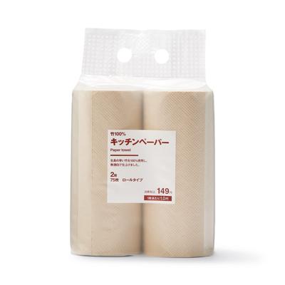 MUJI Kitchen Paper Roll Type 2 Pieces 44349212