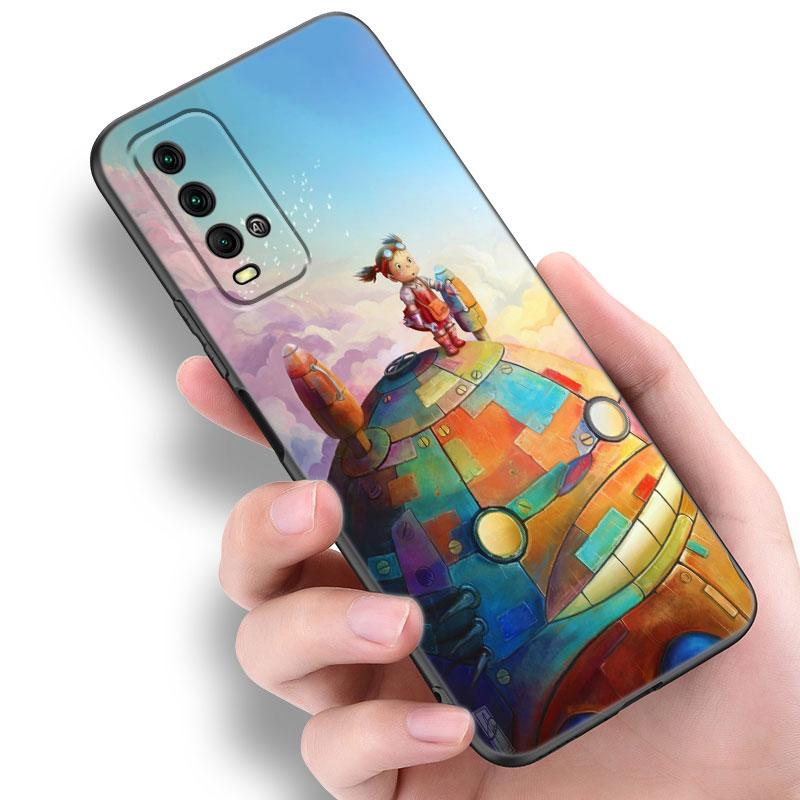 

Чехол для телефона Studio Ghibli Totoro для Xiaomi Redmi Note 5 6 9T K20 K40 K50 Pro 7A 8A 9A 9C 9i 10A 10C A1 S2 Мягкий черный чехол из ТПУ Redmi Note 5(Pro)