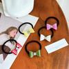Chic Retro Style Acetate Bow Hair Tie And Versatile Duckbill Clips In Multiple Colors