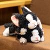 Devon Rex Katze Plüschtier mit langem Fell Weiches Stofftier für Kinder und Sammler