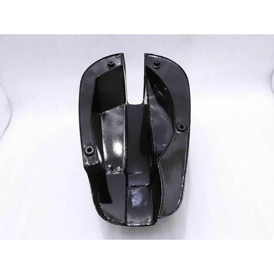 Velocette Thruxton Black Painted Steel Gas Fuel Petrol Tank + Cap |Fit For
