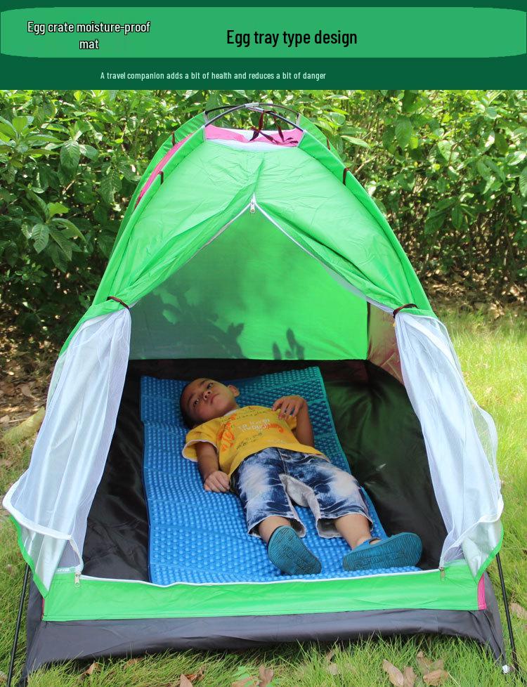 Foldable Double Egg Crate Moisture-Proof Nap Pad for Outdoors
