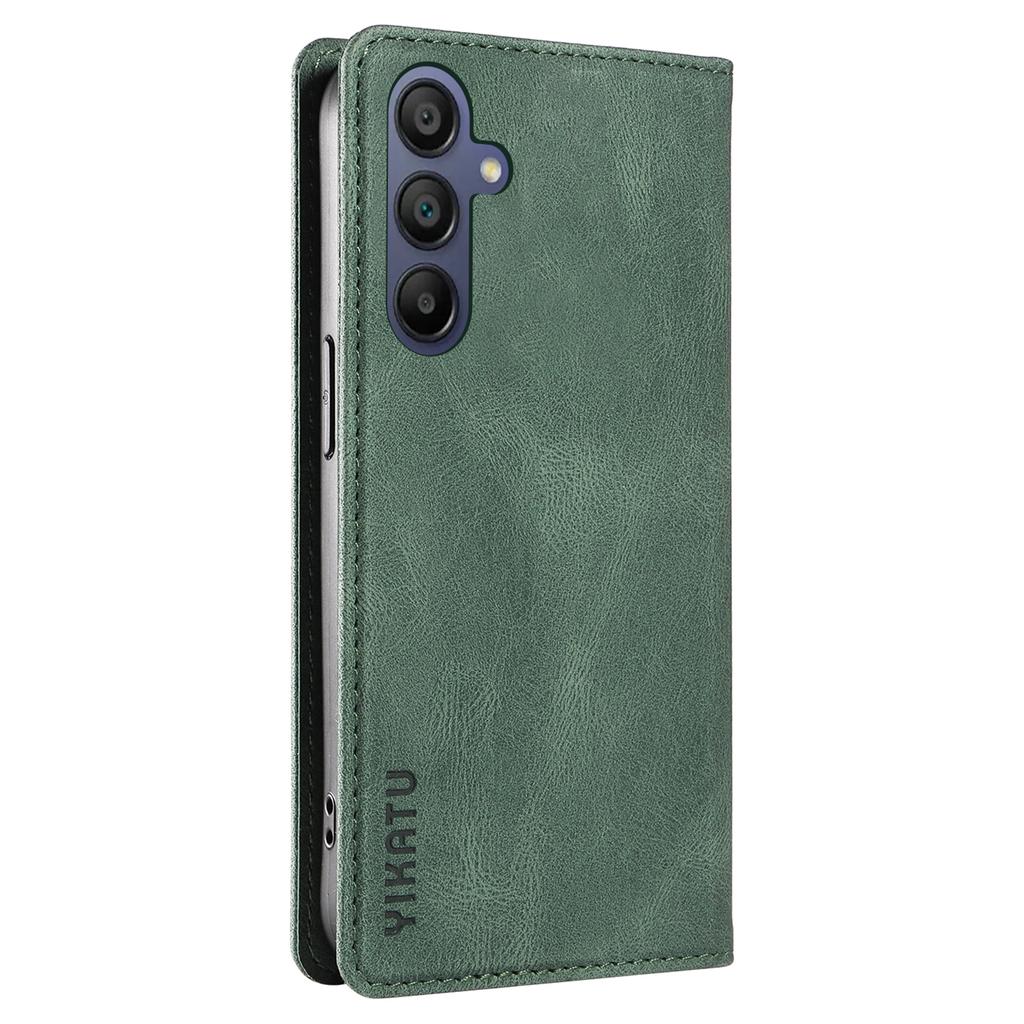 YIKATU YK-004 For Samsung Galaxy A26 5G/A16 5G/A16 4G Case Leather Skin-Touch Phone Cover Magnetic Auto-Absorbed