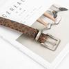 New Women's Genuine Leather Belt Leopard Leather Pattern Retro Versatile Jeans Decorative Belt Women's Style