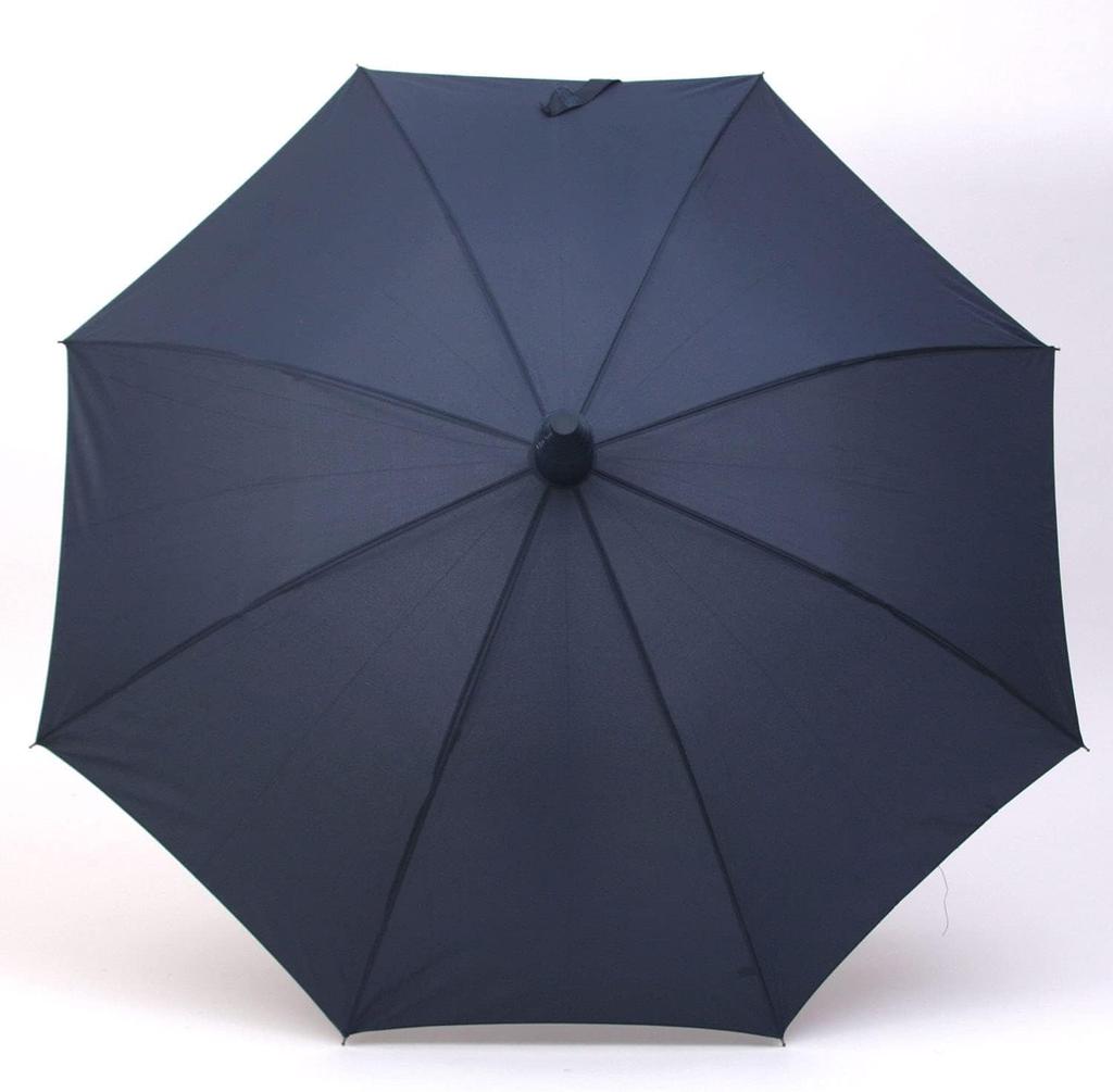 Basic Standard Long Cover Bamboo Shoot Convenient for Jump Will Not Get Wet In the Navy Blue Umbrella, Men's, Included, Slide, Portable, Trains,