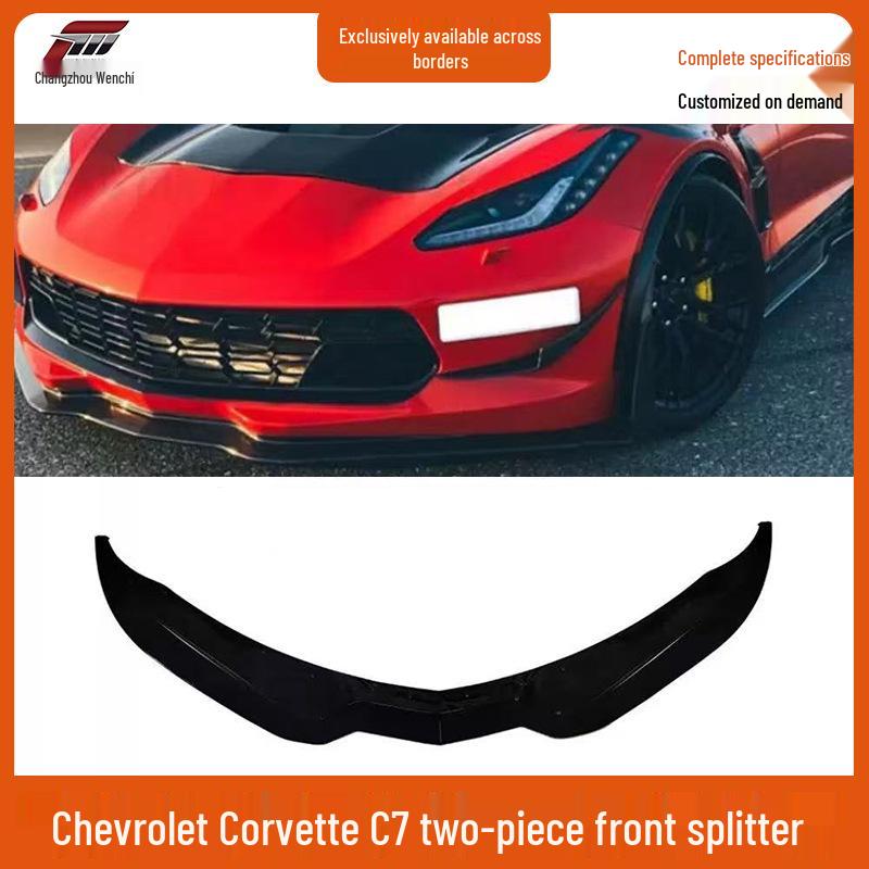 Sporty Front Lip & Splitter Kit for 2014-2019 Chevy Corvette C7