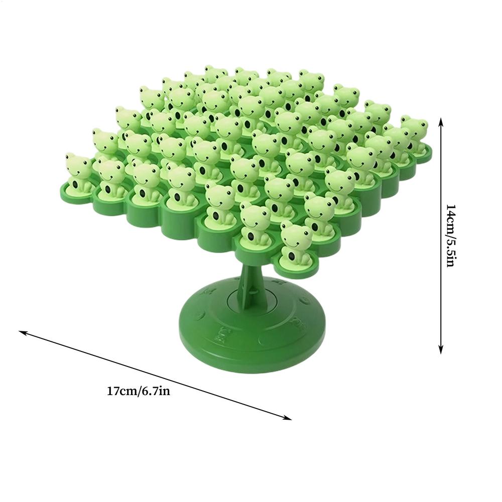 Funny Frog Balancing Game Educational Toys Animal Family Learning Board Games for Kids Girls Boys Adults Classroom Travel Home