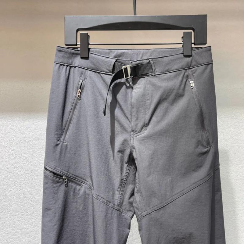 New Spring/Summer Men's Lightweight Breathable Stretchy Quick-Dry Waterproof Straight-Leg Casual Pants