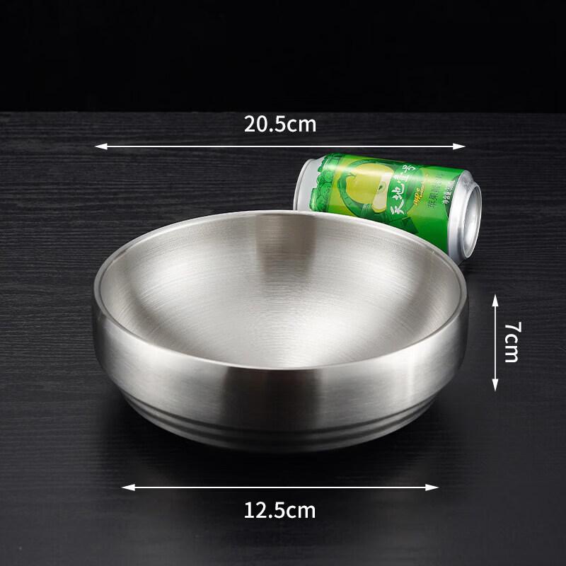 Golden Korean Stainless Steel Noodle Bowl