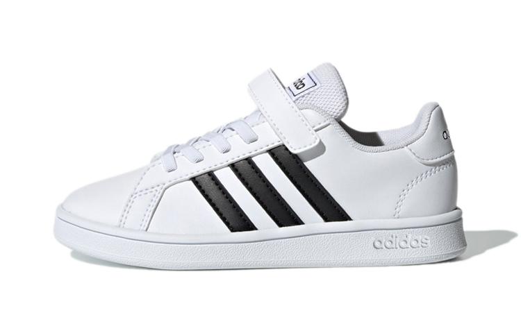

Adidas Neo GRAND COURT C Hook and loop Cushioning, Wear Resistant Low top Skateboard Shoes White Black EF0109 33
