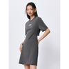 PEACEBIRD Women's Round Neck Backless Short Dress