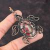 Rhodochrosite Pendant Copper Wire Wrapped Gemstone Pendant Handmade Copper Jewelry Tortoise Pendant Gift For Wedding Rhodochrosite Jewelry