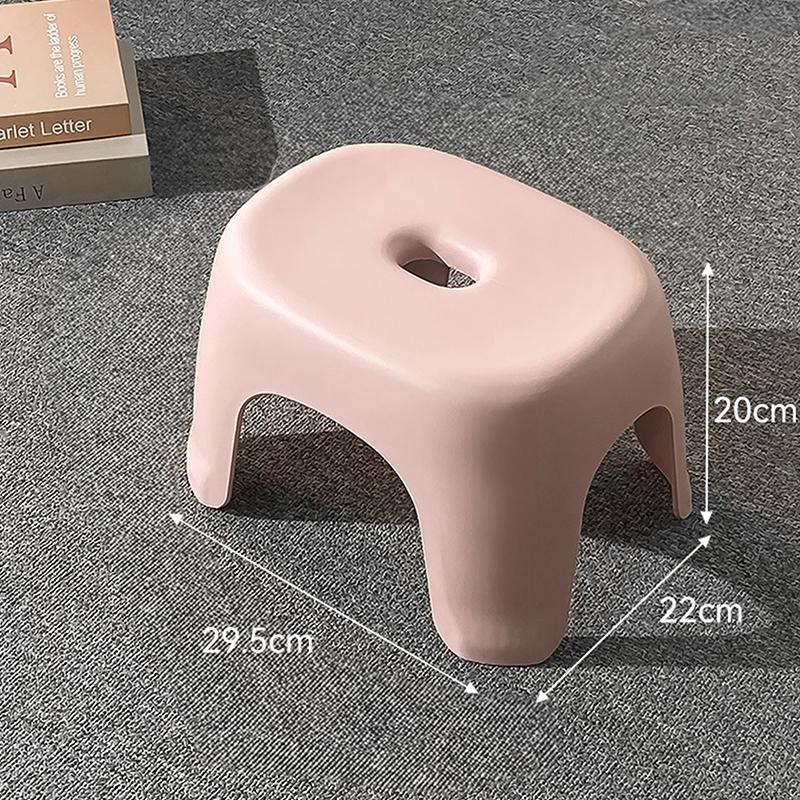 Sgabelli da bagno Sgabelli per scarpe Sgabello di plastica per uso domestico Sgabelli piccoli impilabili ispessiti Sgabello da pesca Sgabello basso per bambini